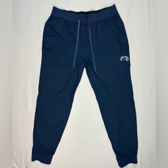 Lululemon Mens Orlando Magic ABC Jogger Pants Sz Large Navy Blue Stretch C4 - Picture 1 of 9